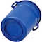 Global Industrial 20 Gallon Plastic Trash Container, Garbage Can - Blue 240458BL - alternate 4